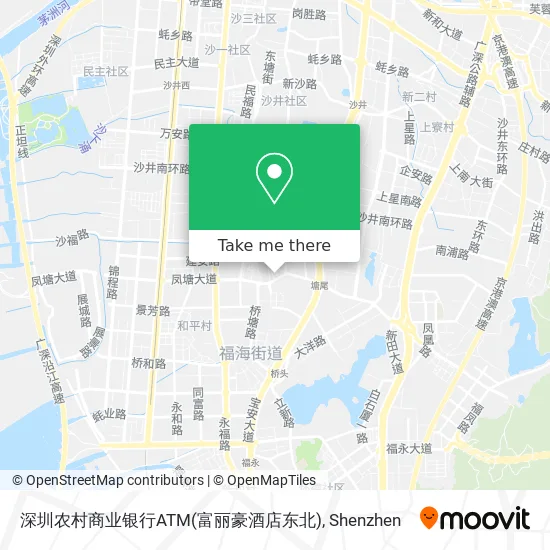 深圳农村商业银行ATM(富丽豪酒店东北) map