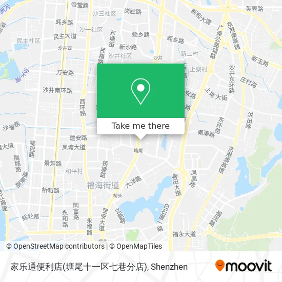 家乐通便利店(塘尾十一区七巷分店) map