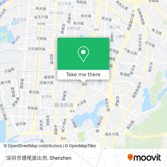 深圳市塘尾派出所 map