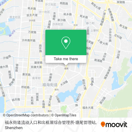 福永街道流动人口和出租屋综合管理所-塘尾管理站 map