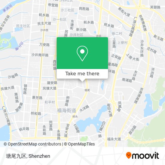 塘尾九区 map