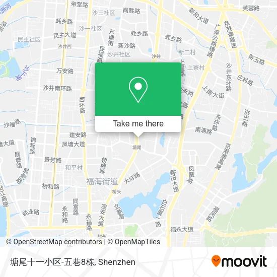 塘尾十一小区-五巷8栋 map