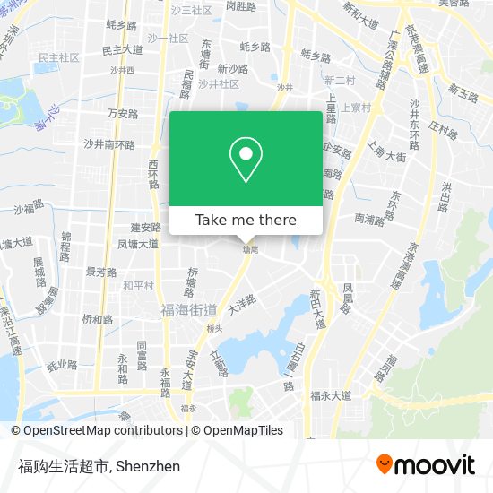 福购生活超市 map