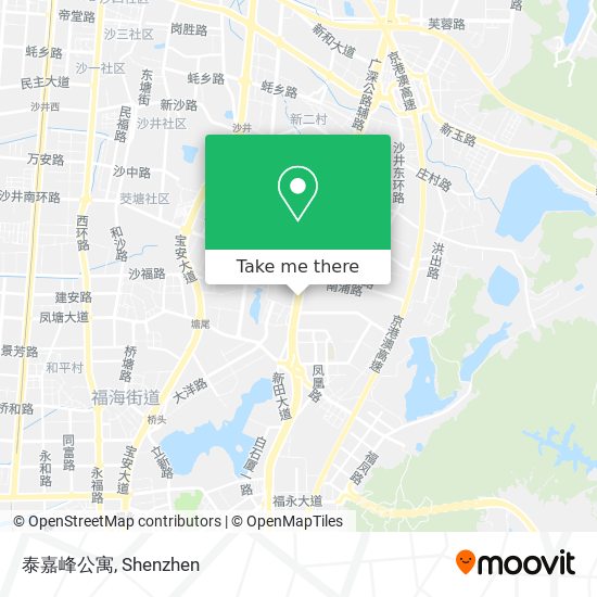 泰嘉峰公寓 map