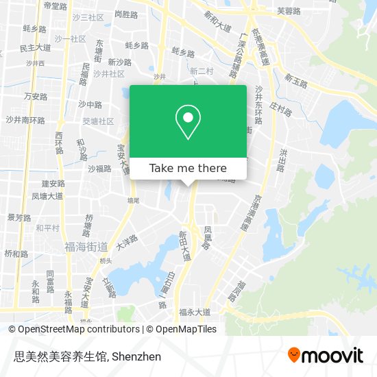 思美然美容养生馆 map