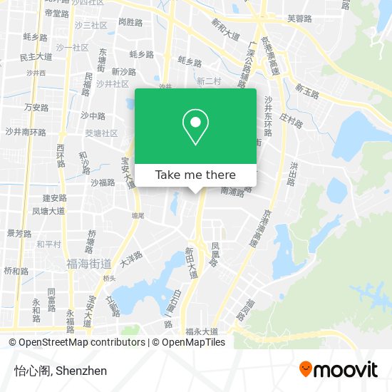 怡心阁 map