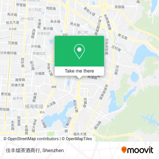 佳丰烟茶酒商行 map