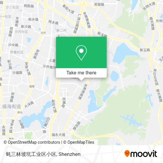 蚝三林坡坑工业区小区 map