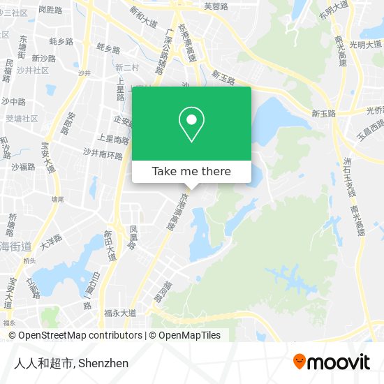 人人和超市 map