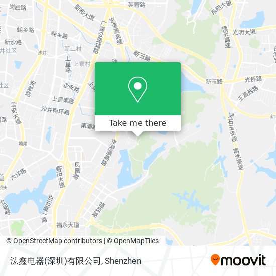 浤鑫电器(深圳)有限公司 map
