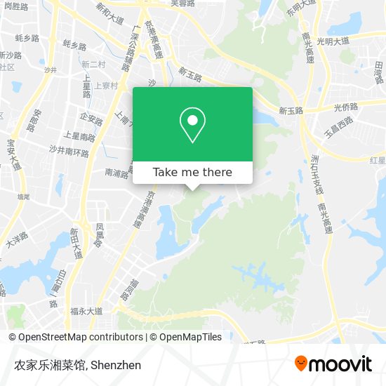 农家乐湘菜馆 map
