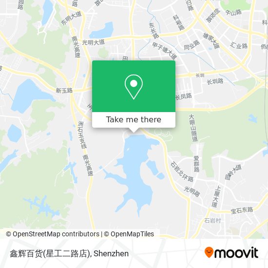 鑫辉百货(星工二路店) map