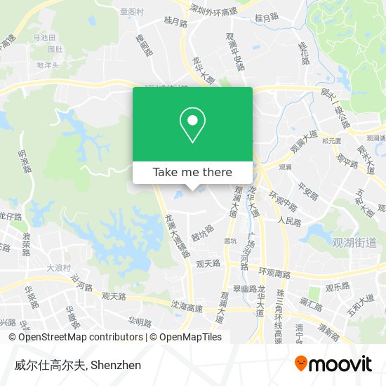 威尔仕高尔夫 map