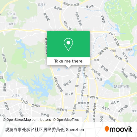 观澜办事处狮径社区居民委员会 map