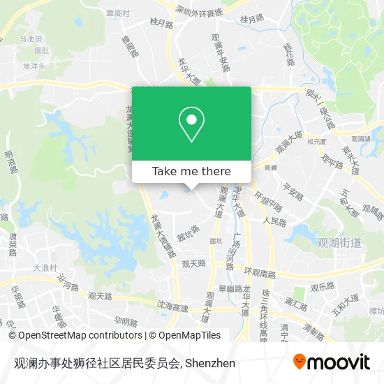 观澜办事处狮径社区居民委员会 map