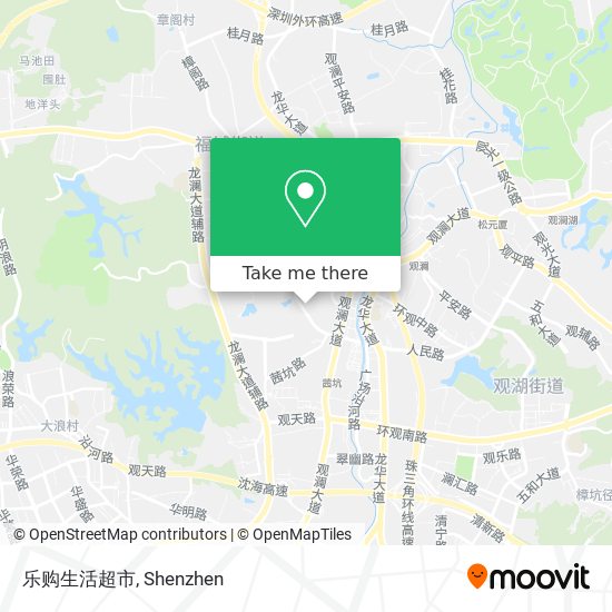 乐购生活超市 map