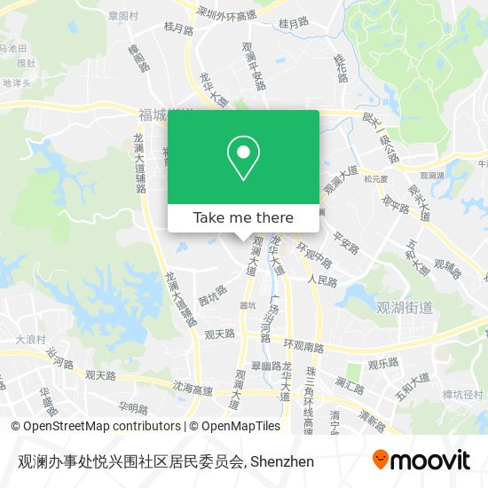观澜办事处悦兴围社区居民委员会 map