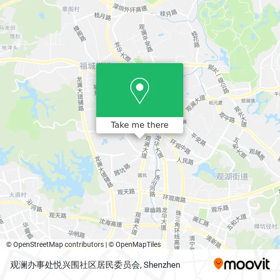 观澜办事处悦兴围社区居民委员会 map