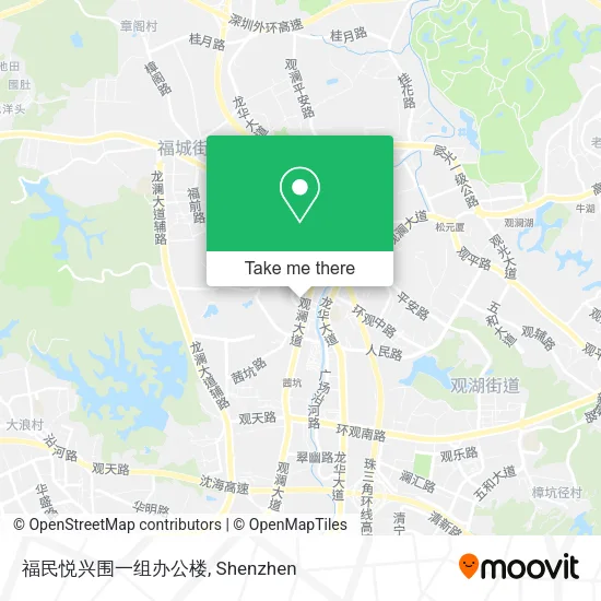 福民悦兴围一组办公楼 map