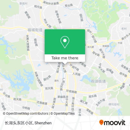 长湖头东区小区 map