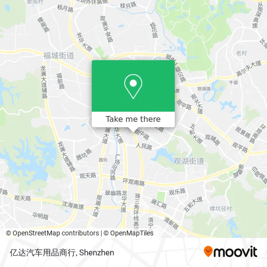 亿达汽车用品商行 map