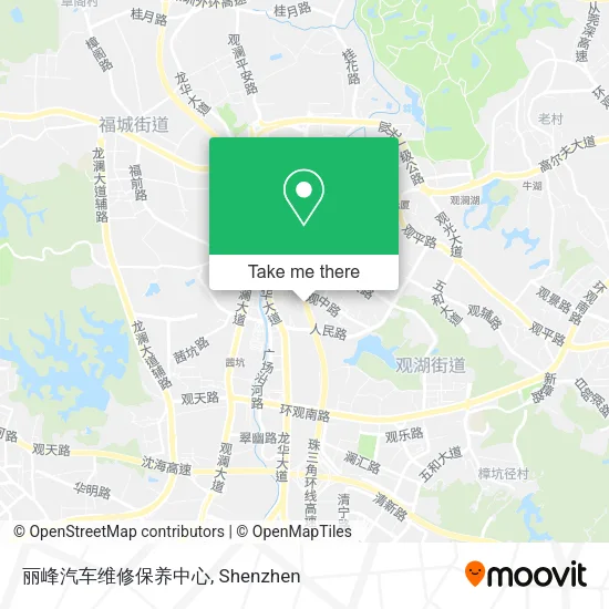 丽峰汽车维修保养中心 map