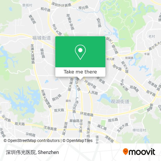 深圳伟光医院 map