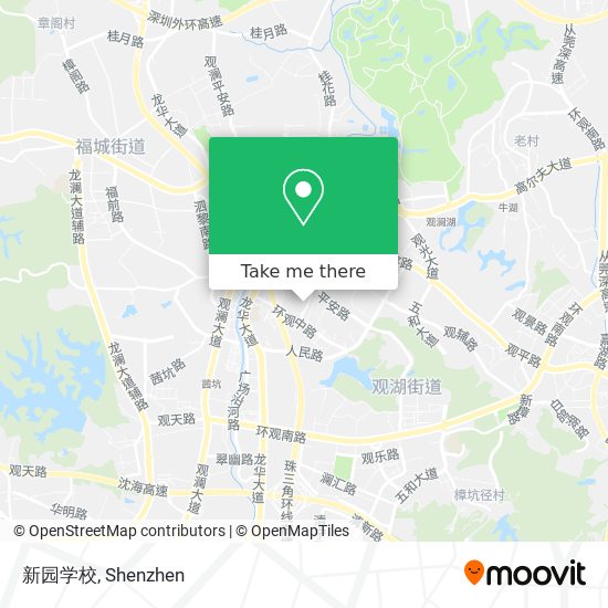 新园学校 map