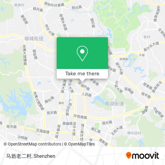 马坜老二村 map