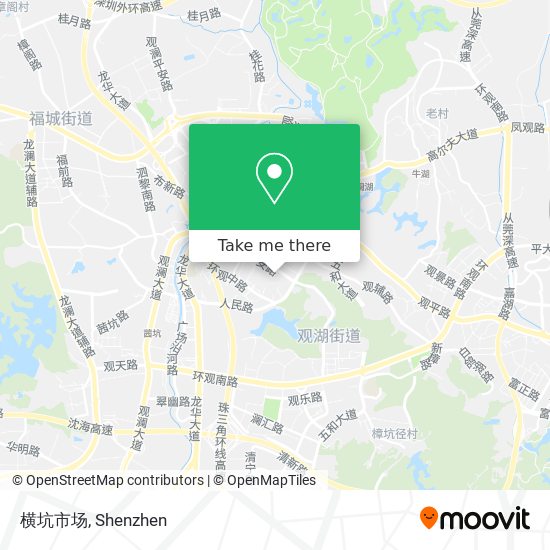 横坑市场 map