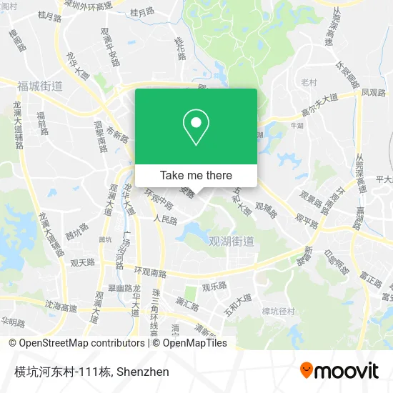 横坑河东村-111栋 map