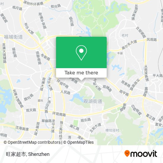旺家超市 map