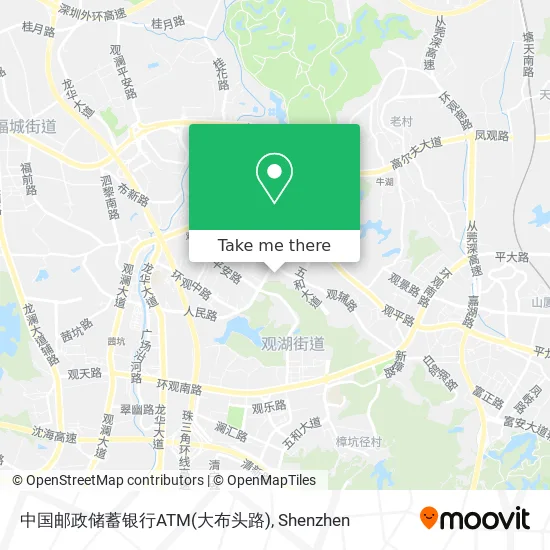 中国邮政储蓄银行ATM(大布头路) map