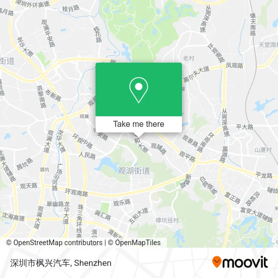 深圳市枫兴汽车 map