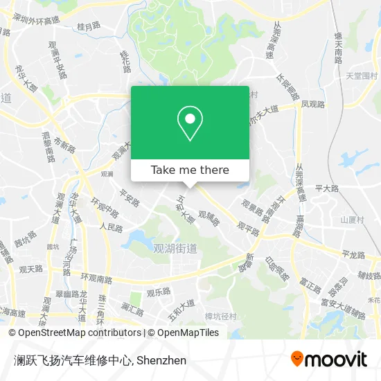 澜跃飞扬汽车维修中心 map