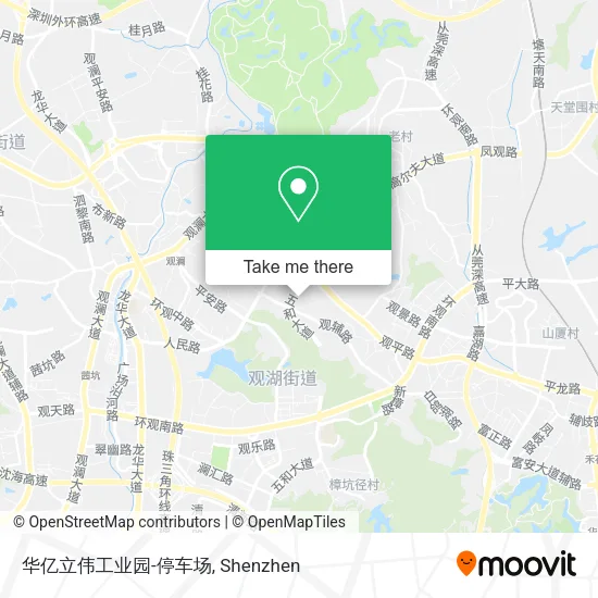 华亿立伟工业园-停车场 map