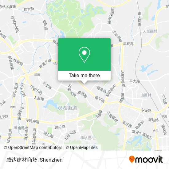 威达建材商场 map