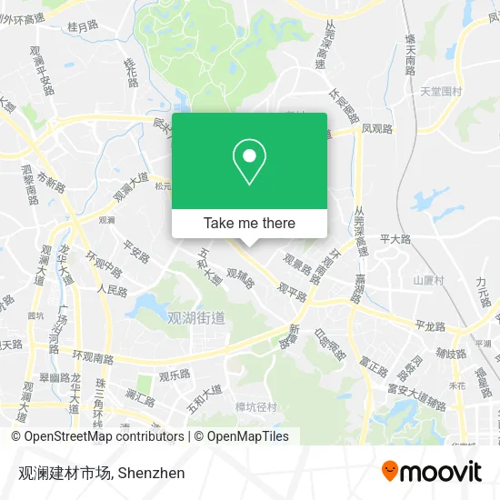 观澜建材市场 map