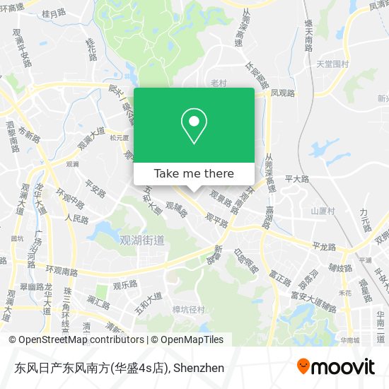 东风日产东风南方(华盛4s店) map