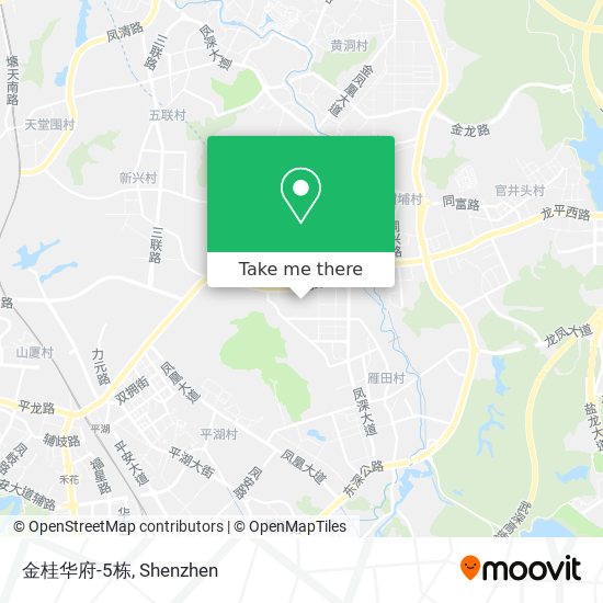 金桂华府-5栋 map
