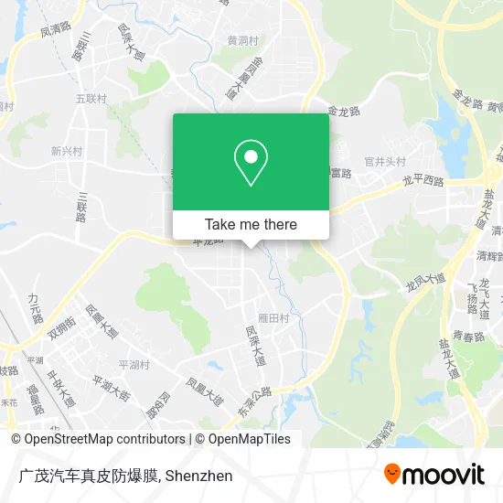 广茂汽车真皮防爆膜 map