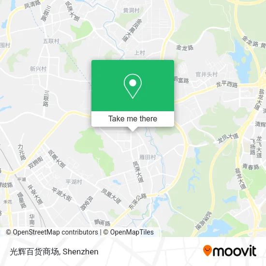 光辉百货商场 map