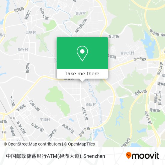 中国邮政储蓄银行ATM(碧湖大道) map