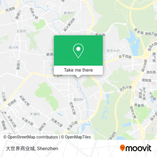 大世界商业城 map