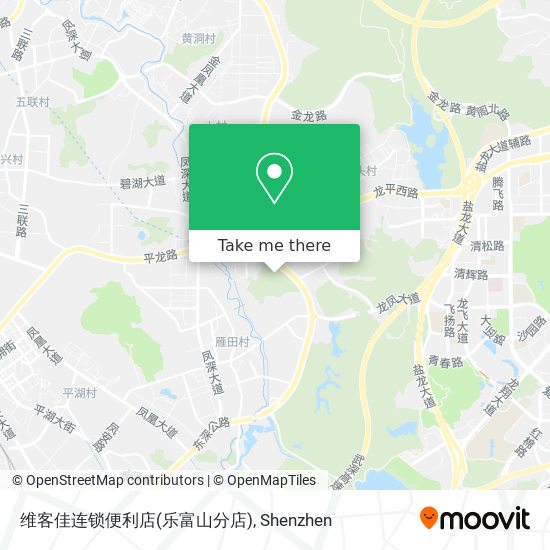 维客佳连锁便利店(乐富山分店) map