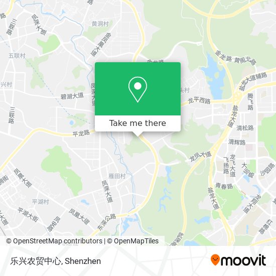 乐兴农贸中心 map