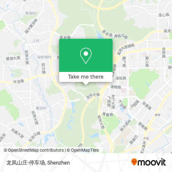 龙凤山庄-停车场 map