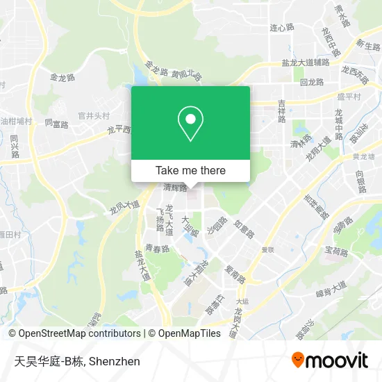 天昊华庭-B栋 map