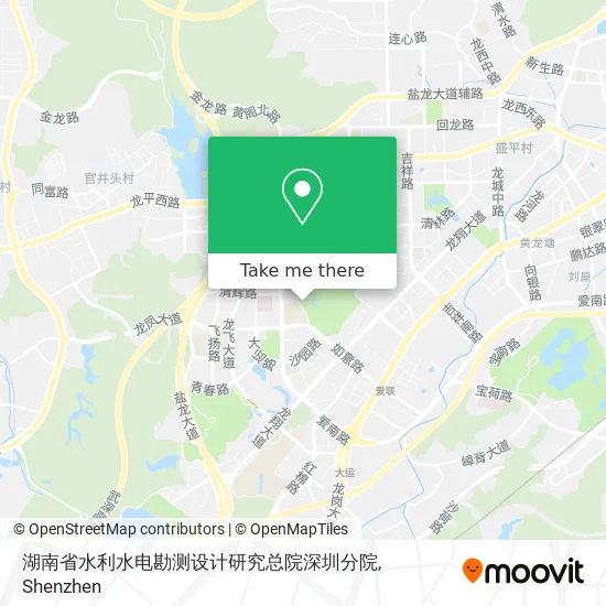 湖南省水利水电勘测设计研究总院深圳分院 map