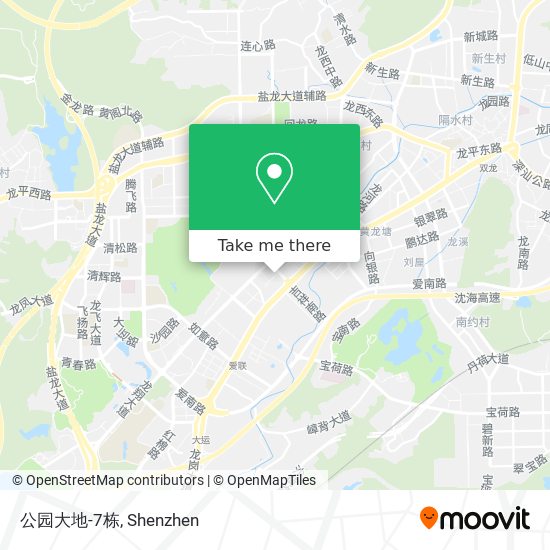 公园大地-7栋 map